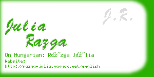 julia razga business card